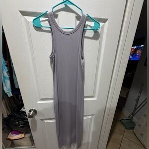 Calvin Klein Gray Maxi Dress